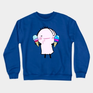 Oniong love ice cream Crewneck Sweatshirt